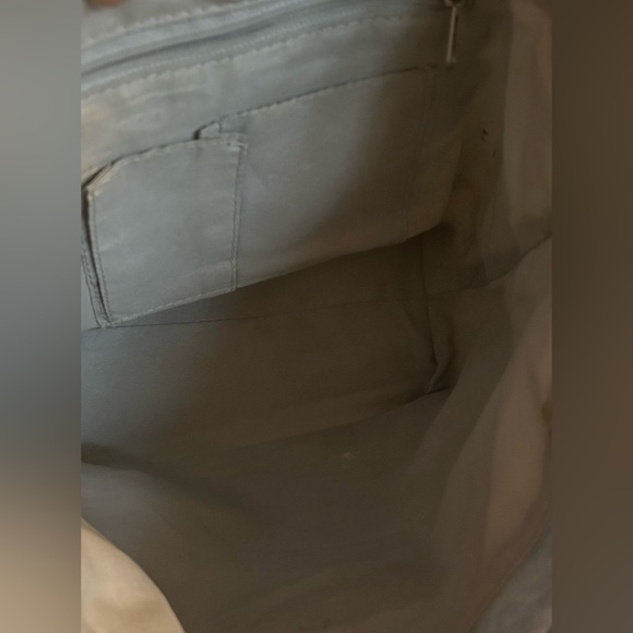 Y2K Baby Girl Heart Print Metallic Shoulder Tote Bag - Picture 6 of 9